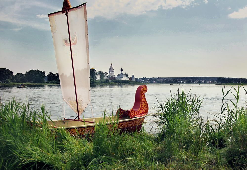 Великие реки нижний новгород. Парад лодок Ворсма.