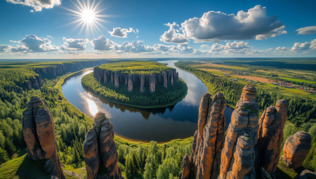 “Якутск - Синские столбы - Якутск“ - 36 часов, теплоход "Демьян Бедный"