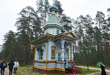 Остров Коневец. Часовня Успения Божией Матери