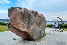 Сортавала, Карелия. Причал и Камень желаний