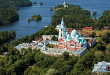 Центральная усадьба Спасо-Преображенского монастыря. Валаам