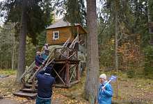 Круизы по Ладожскому озеру. Конь-камень на острове Коневец