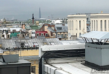 Вид с крыши дома Зингера, Ст. Петербург
