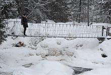 Водопад Ахинкоски на реке Тохмайоки. Карелия