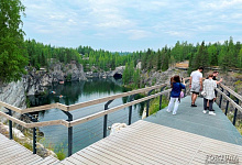Горный парк в Рускеала. Мраморный каньон, Карелия