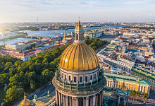 Вертолетный полет над Санкт-Петербургом