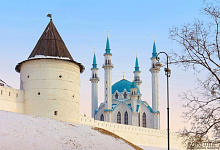 Казань на берегах Волги и Казанки. Казанский Кремль