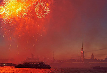 Салют в Петербурге, День ВМФ
