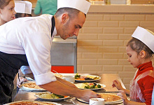 Отель Охтинская 3* в Санкт-Петербурге, ресторан