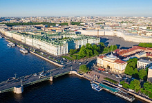 Вертолетная прогулка над Санкт-Петербургом